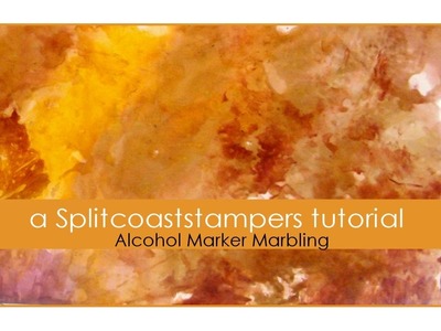 Alcohol Marker Marbling