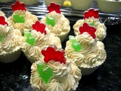 Almond Ice or Frost Christmas Cupcake Soaps 001