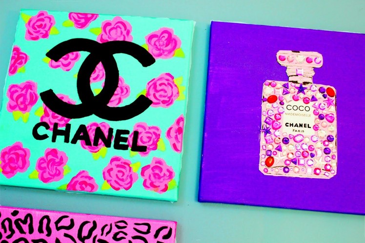 Chanel Perfume Bottle DIY Painting! Cute, Easy, Girly, & Fun! Fashion Inspired