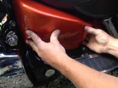 Changing the Battery in a 2002 Honda Shadow Sabre