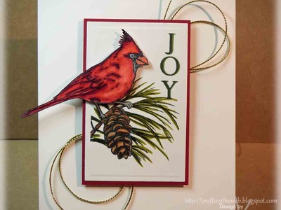 Christmas Cardinal Card