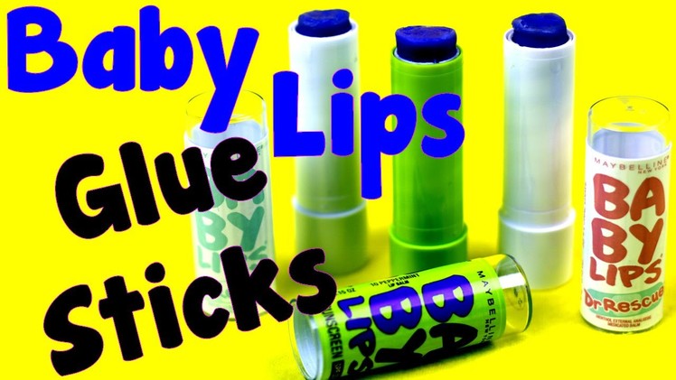 DIY Crafts: Baby Lips Lip Balm Glue Sticks