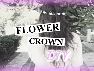 DIY. Flower Crown headband tutorial!