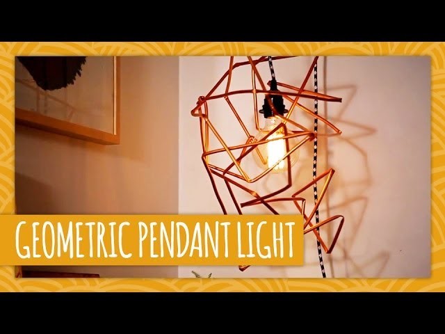 DIY Geometric Pendant Light - HGTV Handmade