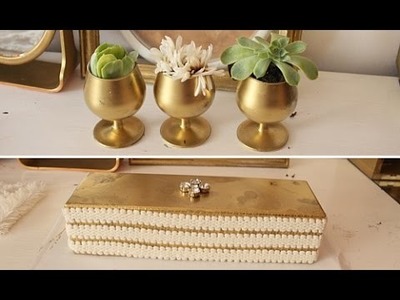 DIY: Golden Planters & Fancy Box | Epiphany ♡