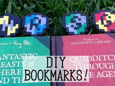 DIY Harry Potter BOOKMARKS! (Perler beads!)