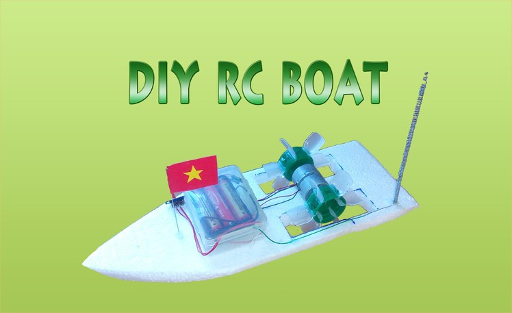 [DIY] How To Make Paddle Boats 2 wheeled remote control, DIY RC BOAT