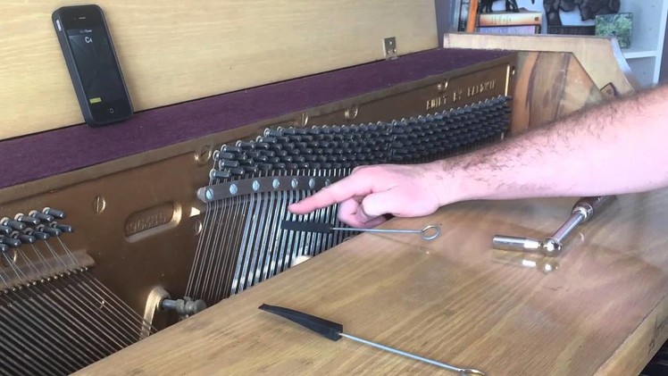 DIY piano tuning. tune your own piano - part 1 of 2 - tools, tuning middle C - DIY Music