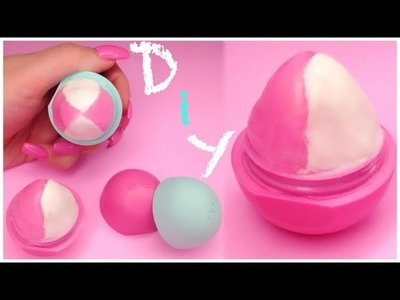 DIY tinted EOS lip balm in 2 Toned & Checkered Designs !! EASY !!