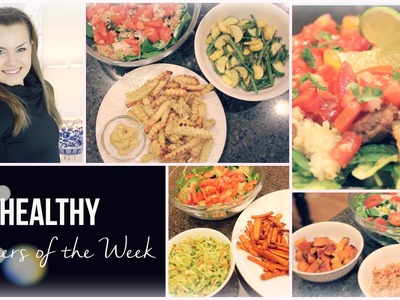 Easy + Healthy Dinner Ideas (Dinners of the Week: Vegan & Gluten Free Recipes)