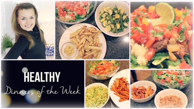 Easy + Healthy Dinner Ideas (Dinners of the Week: Vegan & Gluten Free Recipes)