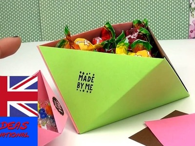 Easy origami box for beginners - Origami box Tutorial