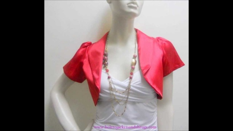 Evening Dress Bolero Jacket.