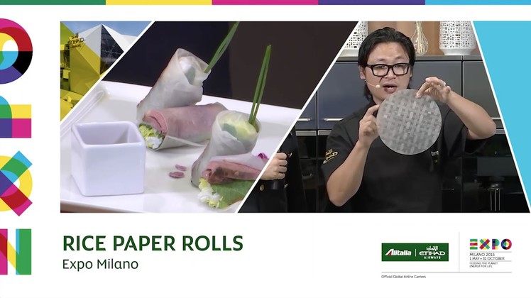 EXPO Milano 2015 | Luke Nguyen - How-to make smoked duck rice paper rolls