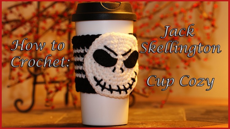 How to Crochet: Jack Skellington Cup Cozy
