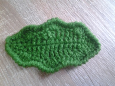 How to Crochet Leaf (3). . .Merajut Daun