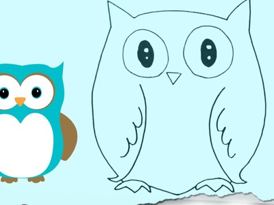 How to Draw an Owl by HooplaKidz Doodle | Drawing Tutorial