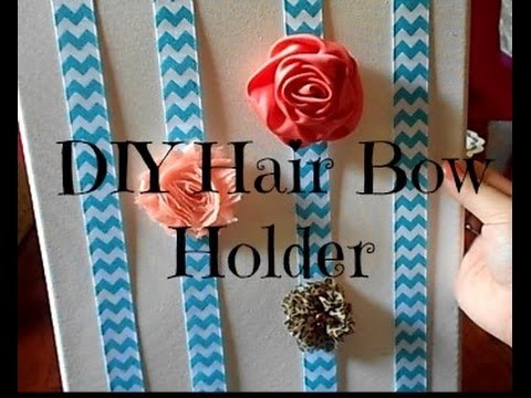 How to Hair Bow holder {Super easy}