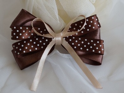 How To Make A Beautiful Bow Knot Of Satin Ribbons - DIY Crafts Tutorial - Guidecentral