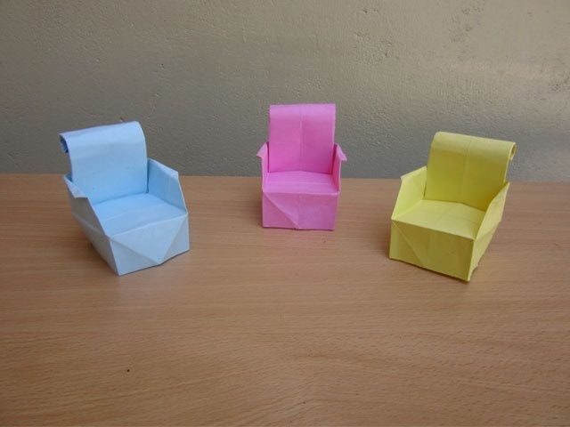 How to Make a Paper Armchair - Easy Tutorials
