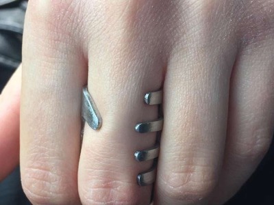 How To Make A Pretty Gripping Hand Ring From A Fork - DIY Style Tutorial - Guidecentral