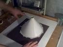 How to make a volcano -the improved no mache or plaster way