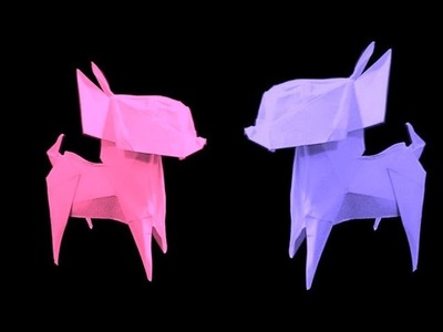 How to make: Origami Dog Chihuahua (Fuchimoto Muneji)