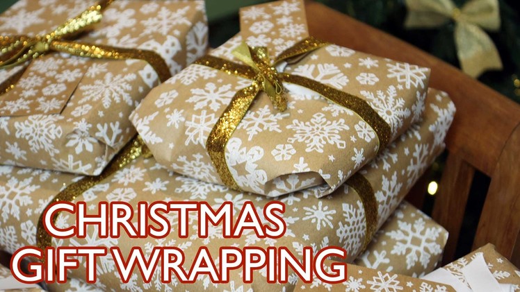How To Wrap A Christmas Gift!