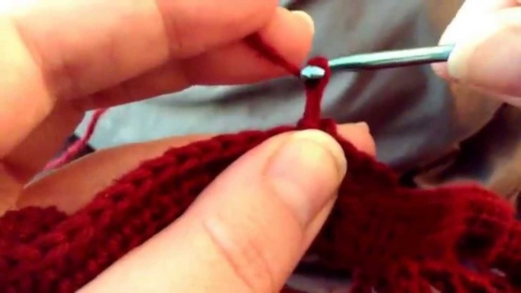 Linked double-treble Crochet Stitch (L-dtr)  How-to