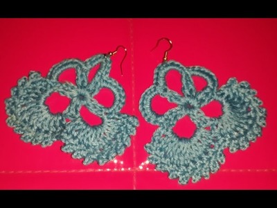 Pansy Crochet Earrings
