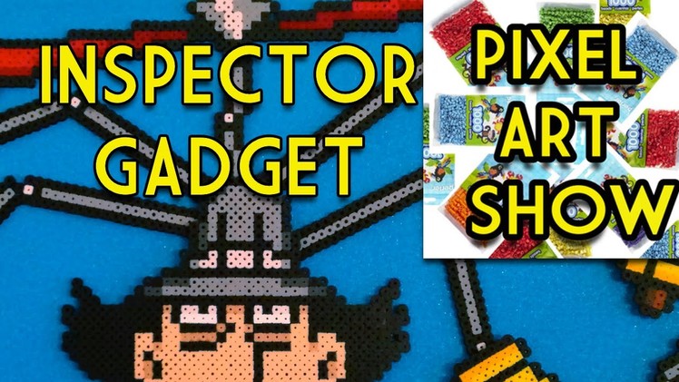Perler Bead Inspector Gadget - Pixel Art Show