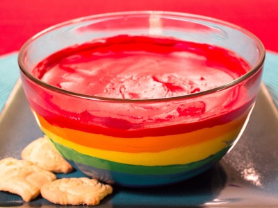 Rainbow Cheesecake Dip: No Bake Cream Cheese Dip Recipe from Cookies Cupcakes and Cardio