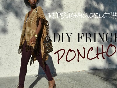(RYC) 32: DIY Fringe Wool Cape Poncho