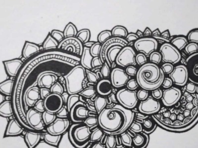 Sandra draws an abstract thing: 5 (invisible pen. animation)
