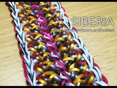 SIBERIA Rainbow Loom bracelet tutorial