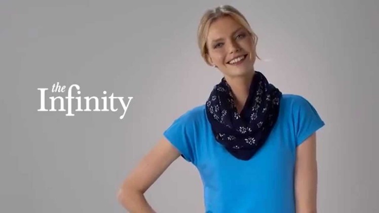 Talbots How To Tie A Scarf: The Infinity