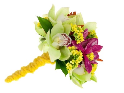 Technicolor Bridal Bouquet
