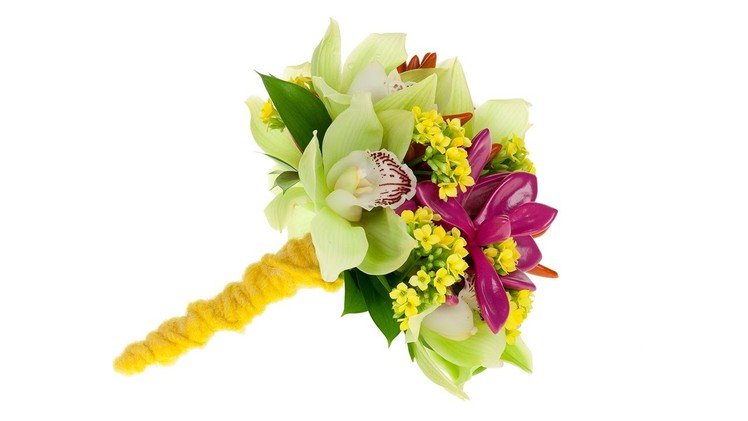Technicolor Bridal Bouquet