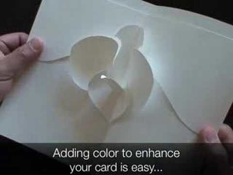 Tip 7 - Adding Color - Kirigami Pop-up Card