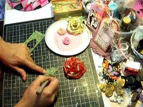 Wire Ribbon Roses Tutorial