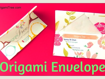 Back to School Crafts - Origami Envelope & Business Card Holder - Easy Origami DIY Paper Craft