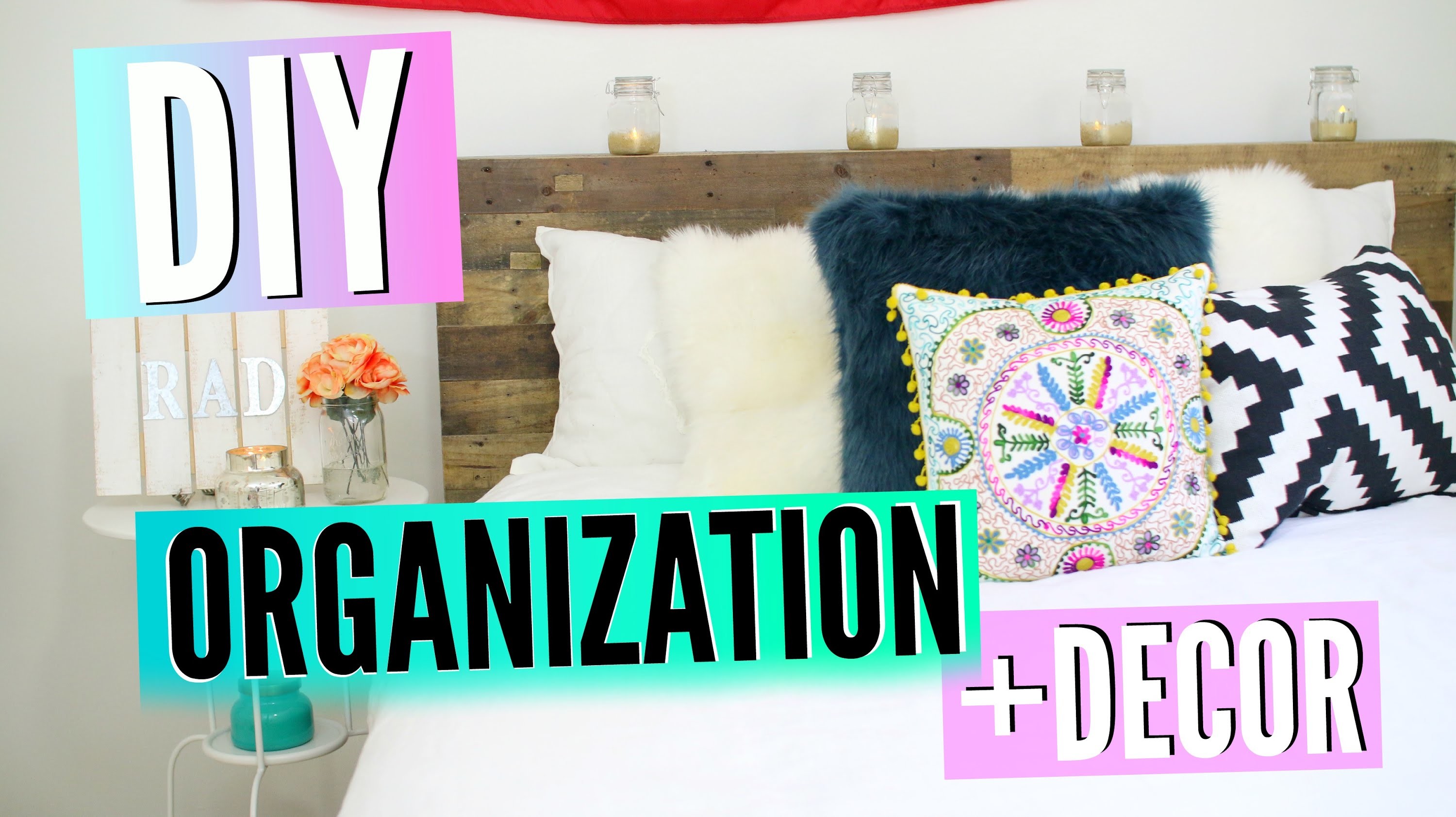 Back To School DIY Room Decor & Organization! Redecorate Your Room On A Budget For Back To School!