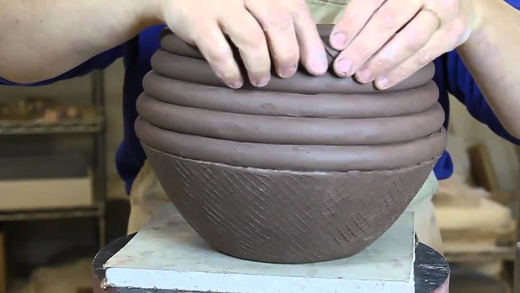 Bridges Pottery - Ceramic Slab and Coil Vessel Demonstration