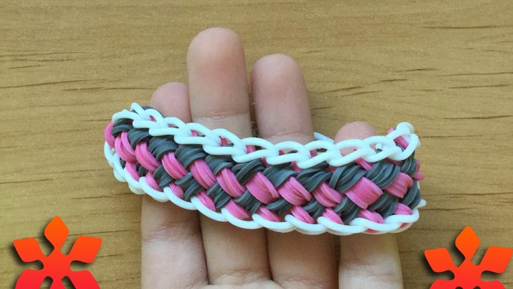 Chinese Finger Trap Bracelet (Rainbow Loom) Tutorial | Loom Bands, Loom Bracelets