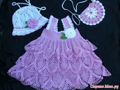 Crochet baby dress| How to crochet an easy shell stitch baby. girl's dress for beginners 212