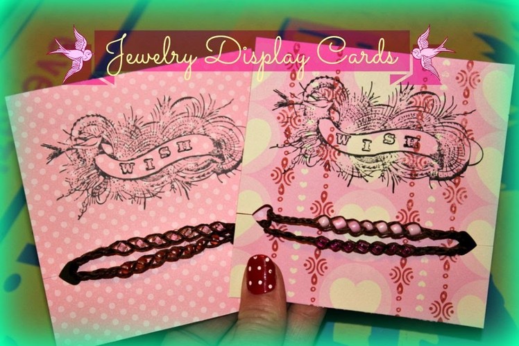 Display Card for Jewelry DIY