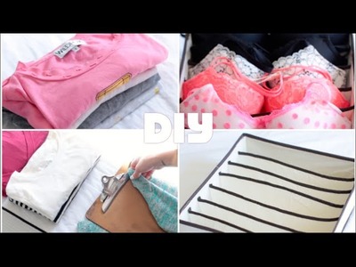 DIY Clothing Drawer Organization Tips | Rachel Talbott