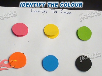 DIY Identify the color Game |  Learning Game for Kids | JK Easy Craft 008