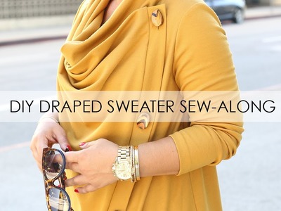 DIY Mustard Sweater Sew-Along
