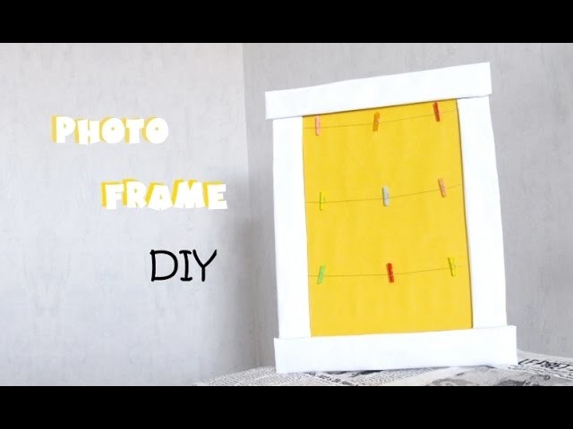 [DIY n°5] photo frame with cardboard